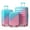 Pink+Blue, variant on Zimtown Luggage Sets 3 Piece Hardshell Gradient Color Suitcase with Spinner Wheels and TSA Lock Yellow Orange