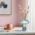 thumbnail image 3 of Plant Vase Crafts Creative Mushroom Shaped Desktop Ornament Glass Vase For Home Living Room Decor, 3 of 9