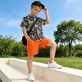 thumbnail image 5 of Dailycode Small Short Sleeve Button Down Shirts Excavator and Construction Machinery Casual Shirt 3-10 Years, 5 of 9