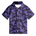 thumbnail image 2 of Summer Tee Shirts for Toddler Boys Short Sleeve Tropical Print Polo Shirts Soft Cute Loose Little Boys Tops,,8-9 Years, 2 of 3