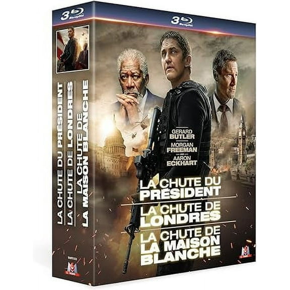 The Fall Trilogy: Angel Has Fallen / London Has Fallen / Olympus Has Fallen [ Blu-Ray, Reg.A/B/C Import - France ]