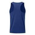 thumbnail image 5 of Taqqpue Tank Tops for Men Casual Solid Color Crew Neck Sleeveless Workout Shirts Quick Dry Athletic Bodybuilding Gym Performance Tee Shirts for Swim Beach, 5 of 8