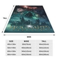 thumbnail image 3 of Hogwarts Legacy Blanket Super Soft Cozy Throw Blanket Fuzzy Comfy Flannel Blanket Warm Plush Blankets For Couch, Sofa, Bed 80"X60", 3 of 6