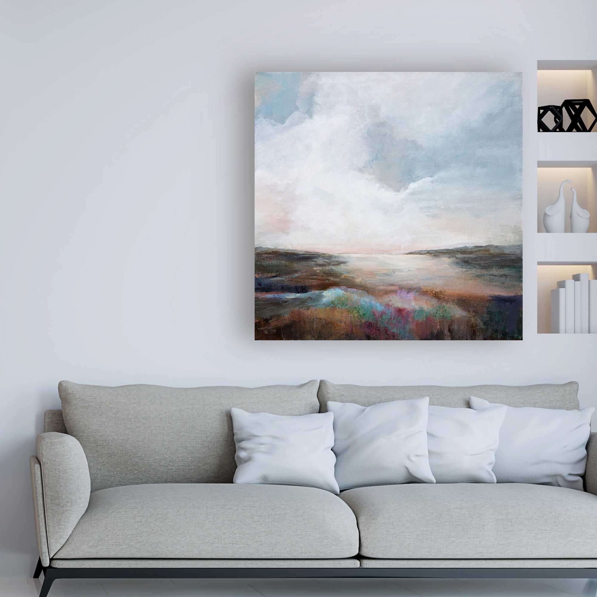 Trademark Fine Art 'Solitude Abstract' Canvas Art by Karen Hal