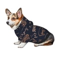 thumbnail image 6 of Goofa Pig Farm Pattern Small Dog Sweater Hoodies Pet Grey Hooded Soft Fleece Sweatshirts with Pocket Fall Winter Puppy Cat Sweaters Warm Clothes-, 6 of 8