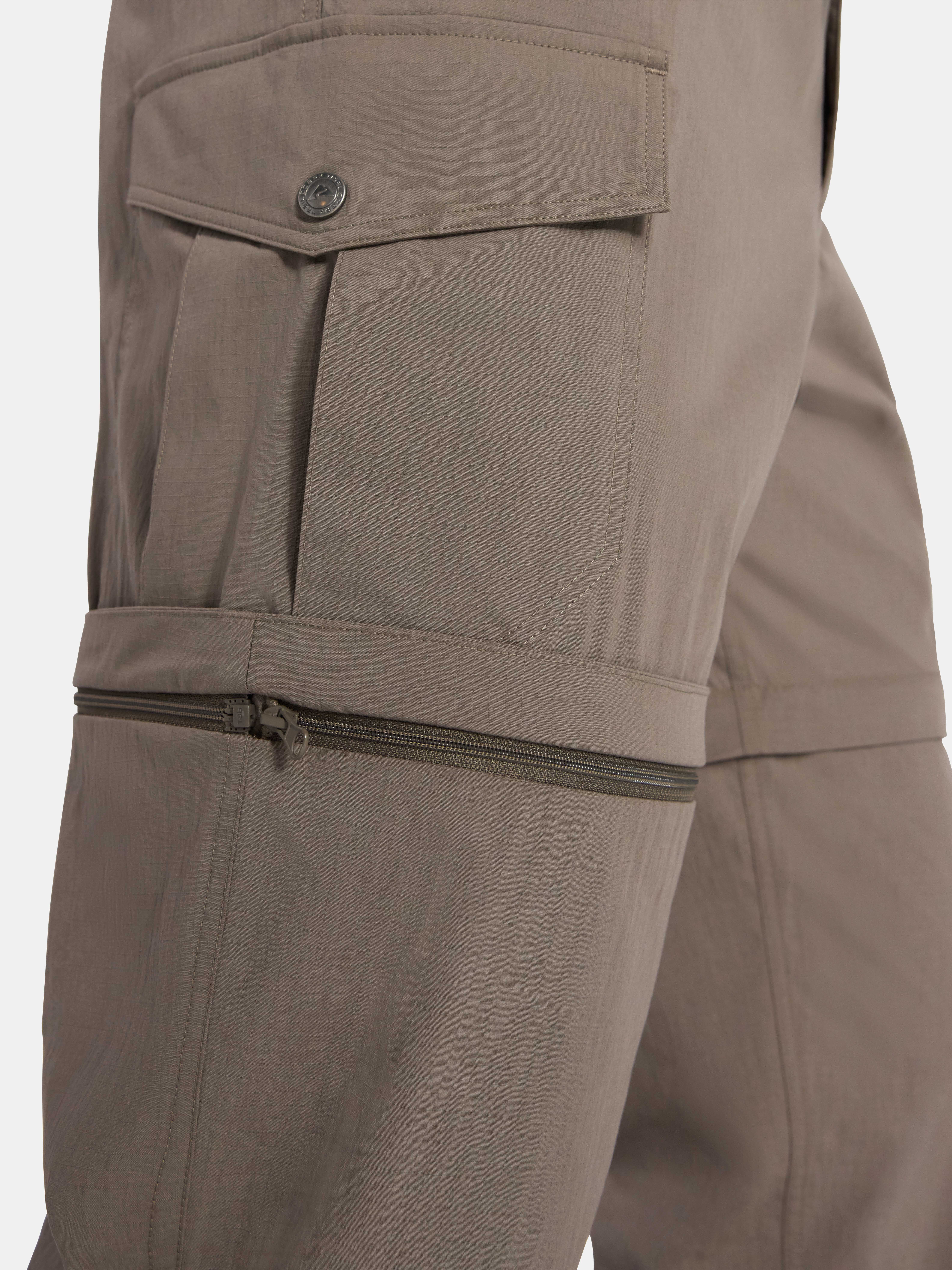 Ozark Trail Men's and Big Men's Zip Off Convertible Cargo Pants, Sizes 30-46