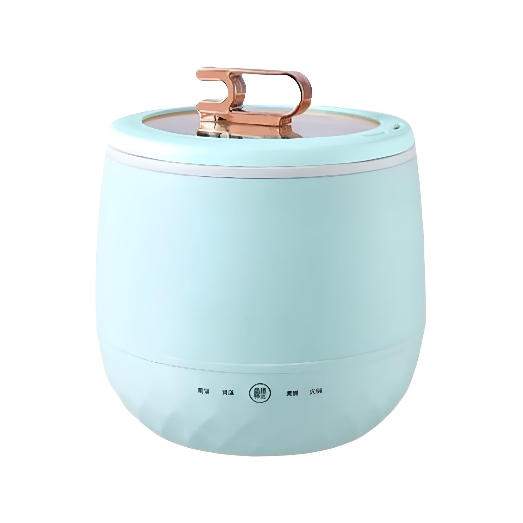 HIBIBUD 2026 New Cooking Utensils Smart Mini Rice Cooker Multifunctional Electric Rice Cooker 6 in 1 Non Stick Ceramic Pot with Lid Mini Hot Pot Electric Mini Rice Cooker Portable Mini Rice Cooker