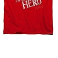 thumbnail image 4 of Lord of the Rings The Hobbit Kili The Dwarf is my Hero Men's Red T-Shirt (Medium), 4 of 4