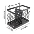 thumbnail image 4 of Wall Mounted Utensil Holder Drying Rack for Forks Spoons Chopsticks Organizer, 4 of 11