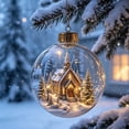 thumbnail image 6 of Glowing Christmas Story Ornament with Warm LED and 3D Mini Holiday Scene Glowing Christmas Story Ornament, 3D Mini Scene, Warm LED Glow, Ready To Hang, Tree And Wreath Decor, 6 of 7