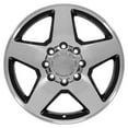 thumbnail image 2 of OE Wheels CV91A 20 Inch Rim Fits Silverado 2500/3500 Style 8x165.1 20x8.5 Gloss Black Machined - Hollander 5503 (1), 2 of 5