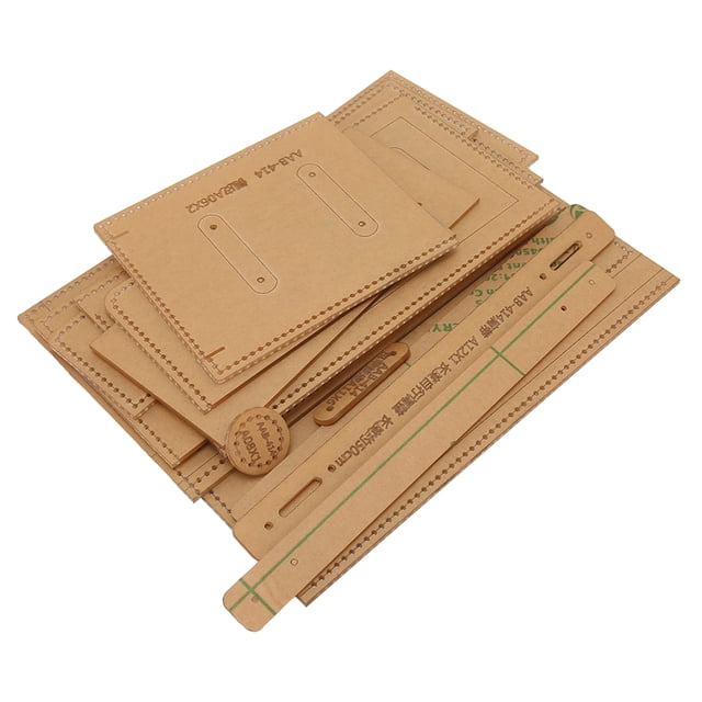 Plantilla De Acrílico Para Bolso De Hombro De 14 Piezas, Molde De Patrón De Artesanía De Cuero DIY Profesional Plantilla De Patrón De Cuero Fabricación De Cuero Molde De Corte Plantilla Para Hacer Bol