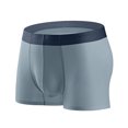 thumbnail image 2 of Fewfanhot Men's Triangle Underpants - Solid Color Airy Lightweight Three-Corner Shorts With Elastic Waistband For All-Day Comfort, 2 of 4
