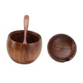 thumbnail image 4 of Wooden Spice Jar, Kitchen Tool Wood Sugar Bowl  For Home Hotels Buffets Parties, 4 of 8
