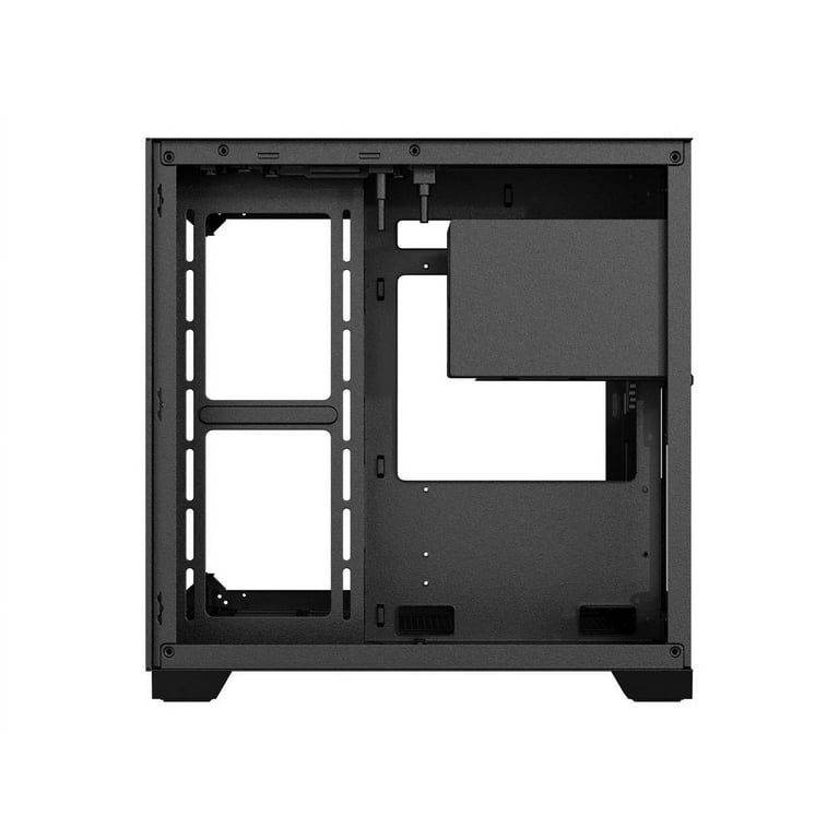 DIYPC DIY-CUBE01-BK Black USB3.0 Tempered Glass Micro ATX Gaming Computer  Case w/ Dual Tempered Glass Panel. Fans Not Included 