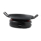 thumbnail image 2 of Plancha Sartén Wok Utensilios de Cocina Doble Asa Calentador Bandeja Seca Camping Shabu Caliente Negro, 2 of 9