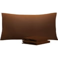 thumbnail image 1 of NTBAY Juego de 2 fundas de almohada estándar, 100% microfibra cepillada de 1800 hilos, súper suaves y acogedoras, resistentes a las arrugas, la decoloración y las manchas con cierre de sobre, fundas d, 1 of 4