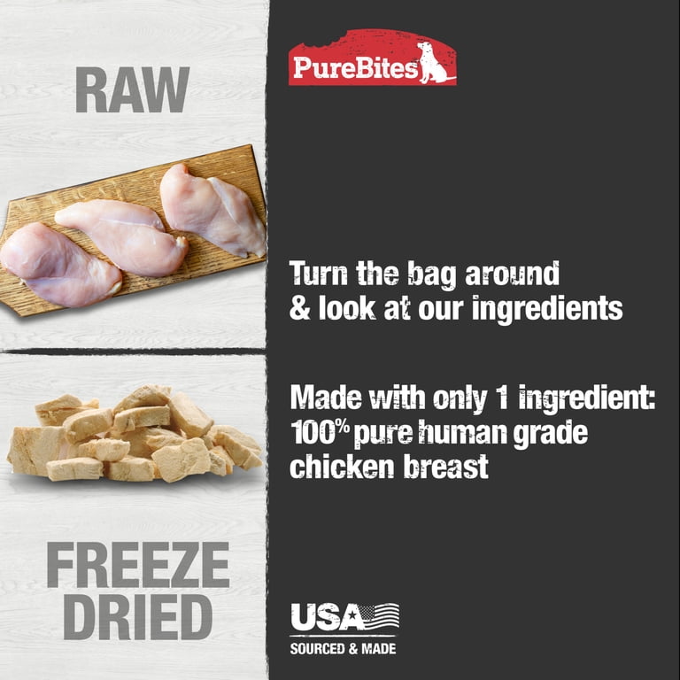 Freeze Dried Chicken Breast Dog Treats, 3oz photo 3