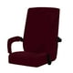 thumbnail image 1 of Injueey Tamaño fácil de la instalación y del cuidado de la cubierta suave y cómoda de la silla de la oficina de la oficina del terciopelo Decoración del hogar Vino rojo SG, 1 of 6