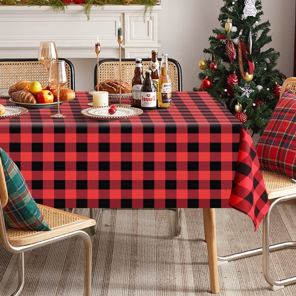 Mantel Softalker Buffalo Plaid impermeable 137 x 305 cm