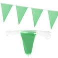 thumbnail image 1 of Banderas de Banderines Verdes de 50 Pies, Cuerda Triangular Colgante, Banderas de Banderines para Fiestas, Bodas, Cumpleaños, 1 of 6