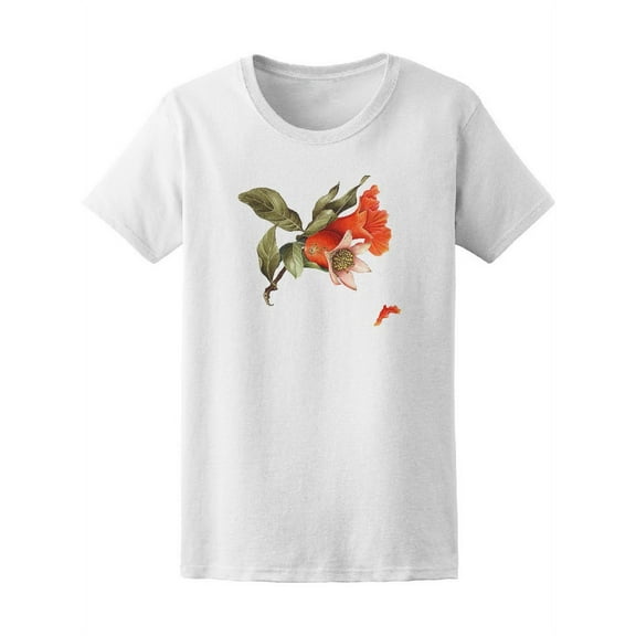 Watercolor Orange Flowers Tee Women's -Image by Shutterstock