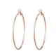 thumbnail image 1 of 1 par de pendientes de aro, colgantes de oreja redondos de estilo Simple creativo, accesorio de moda, adornos de orejas para decoración dorada Ropa, zapatos y accesorios Miscelánea rosa dorado 6cm Qarigey AP009026-15B, 1 of 6