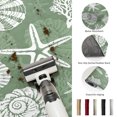 thumbnail image 5 of Round Rugs 5Ft, Starfish Sage Green Coastal Round Area Rug Washable Indoor Throw Carpet, Summer Nautical Shell Beach Soft Non Slip Circle Rug for Cabinet Bathroom Home Decor Aesthetic, 5 of 8