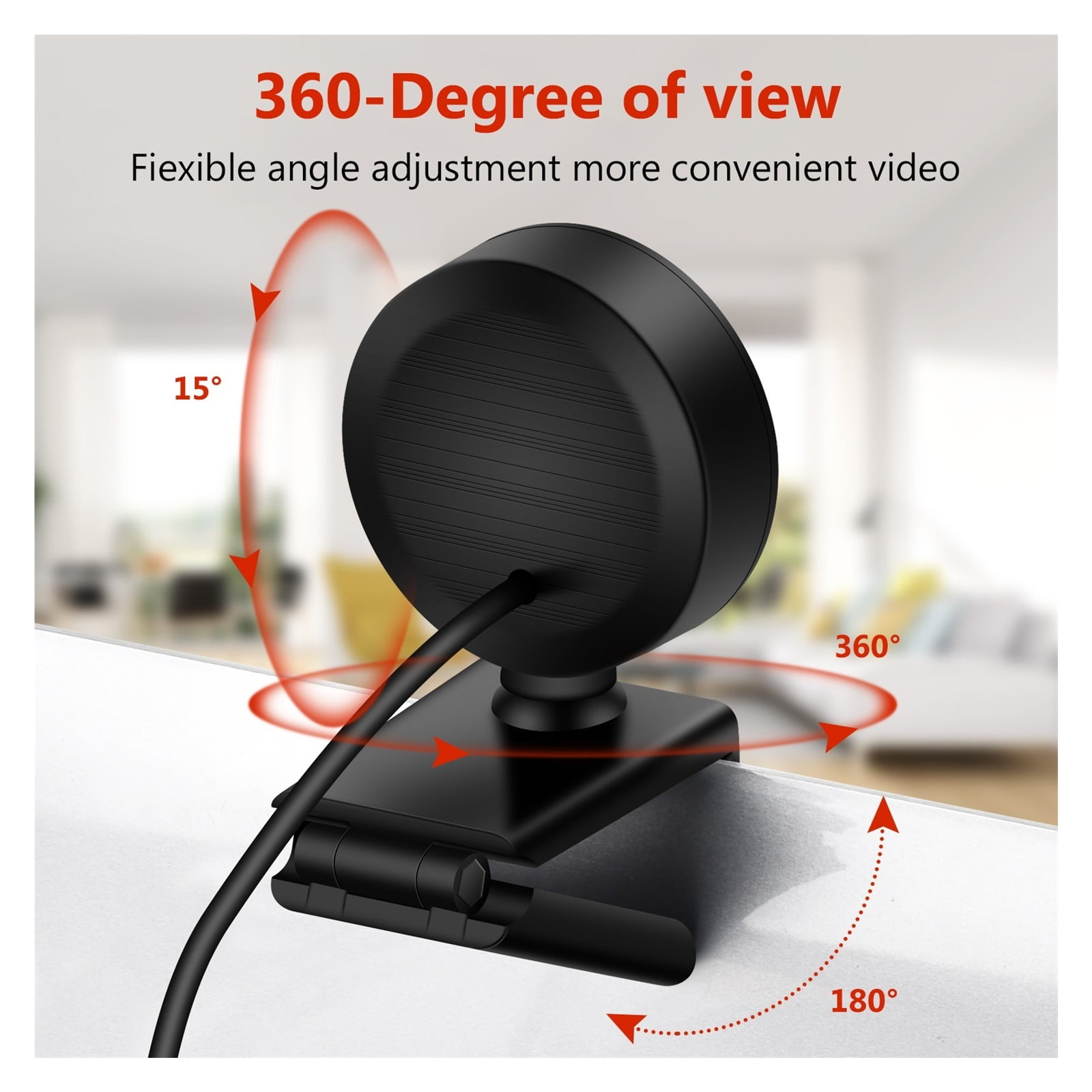 Webcam 1080P Full HD USB Web Camera With Microphone USB And Play Video Call Webcam For Pc Computer Desktop Gamer Streaming ,HD Video