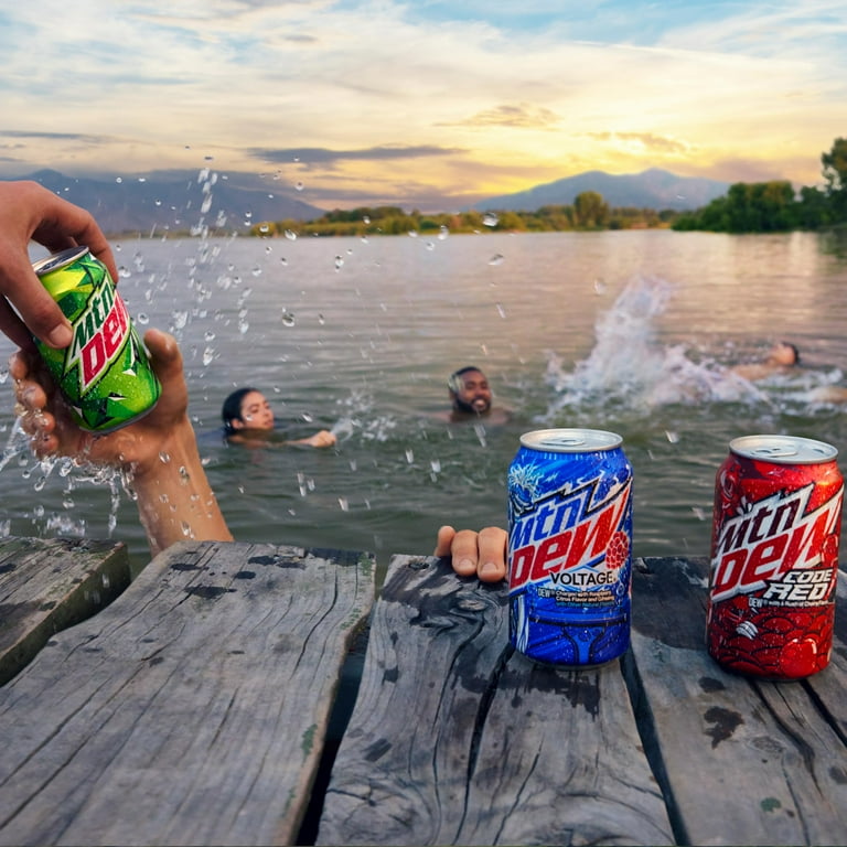 Mountain Dew 3 Flavor Core Variety Pack (Dew, Code Red, Voltage