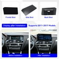 thumbnail image 4 of MOOKAKA 12.9 inch Carplay Screen/Radio/Multimedia Player for BMW X3 X4 2011-2017 Models Universal Car Navigation/GPS Upgrade Headunit Android Display 1080P Touch Screen Replace System, 4 of 16