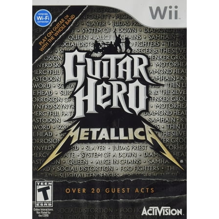 Guitar Hero Metallica - Nintendo Wii: Unleash Your Inner Rockstar with this Epic Music Game!