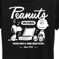 thumbnail image 3 of Peanuts - Snoopy Charlie Brown Records - Women's Short Sleeve Graphic T-Shirt, 3 of 6