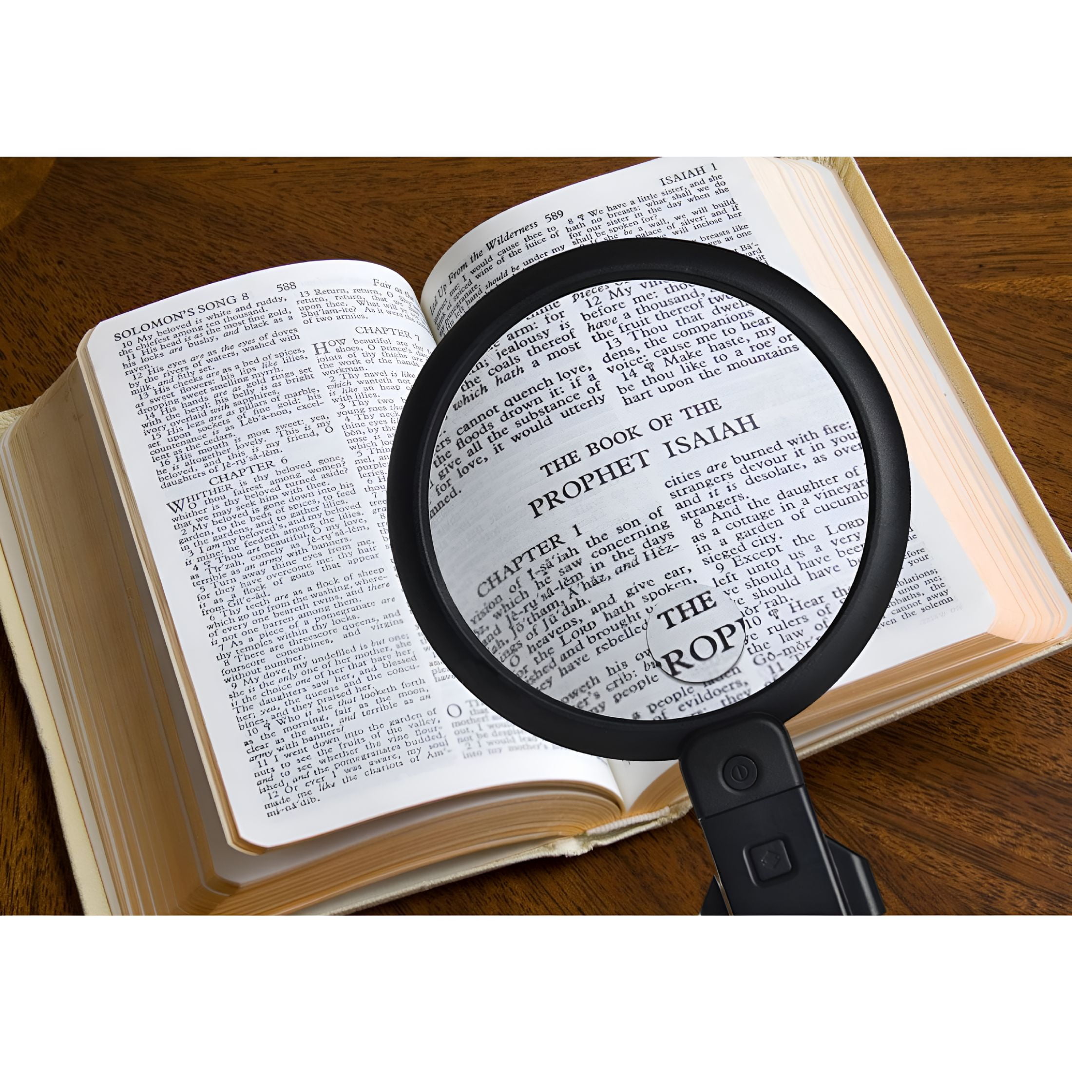 GJX Easy Carry Magnification Tool with Light Neck Wearable Glass Rechargeable Magnifier Glass for Senior Reading Needs Magnifying Glass with Light