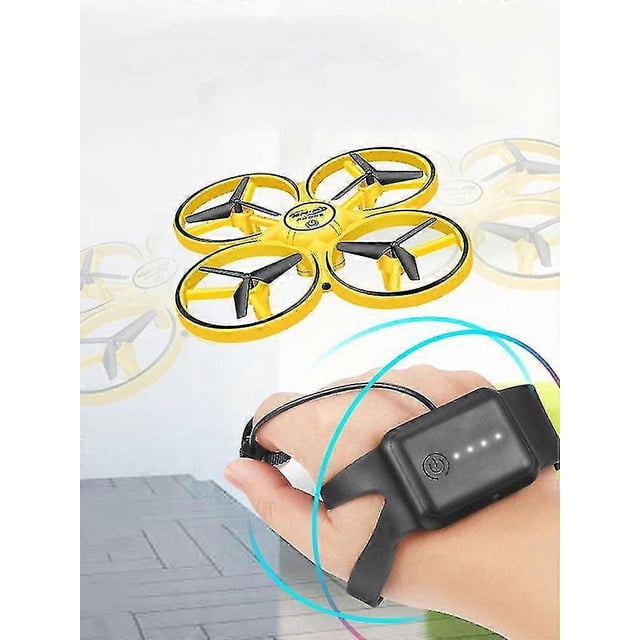 26-27 2024 NEW Mini Gravity Sensor Induction Hand & Watch Controlled With Colorful Light Drone