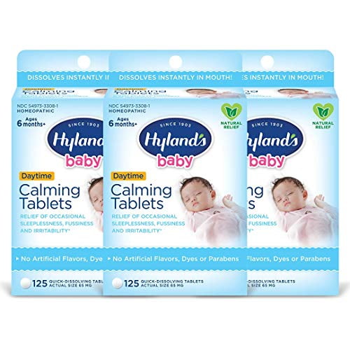 Hyland's Baby Calming Tablets, Natural Relief Of Fussy and Sleepless