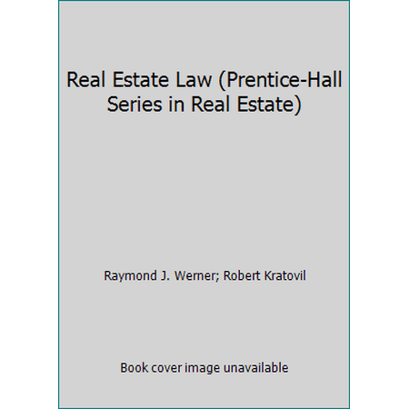 Real Estate Law (Prentice-Hall Series in Real Estate) [Hardcover - Used]