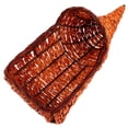 thumbnail image 5 of KAKOWELY Bamboo Ox Horn Shaped Basket Brown 1Pack 15.7X7.1X5.9In Japanese Storage, 5 of 8