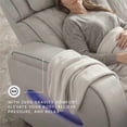 thumbnail image 4 of Signature Design by Ashley Boyington Power Reclining Sofa in Gray, 4 of 10