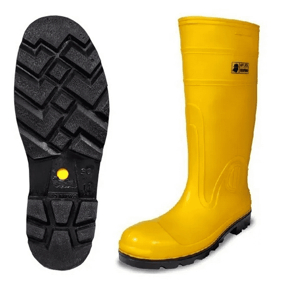 Bota De Hule Amarilla Dieléctrica Con Casquillo 40cm Bylack