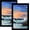 Black, variant on 22x28 Picture Frame, Wall Hanging Poster Frames, Display Pictures 22 x 28 without Mat, Pack of 2, Brown
