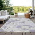 thumbnail image 6 of Addison Rugs Chantille Indoor/Outdoor Transitional Floral Lavender Washable Rectangle Rug, 8' x 10', 6 of 6