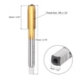 thumbnail image 2 of Unique Bargains M8 x 1.25 Left Hand Titanium Coated High Speed Steel Machine Straight Flute Tap, 2 of 6