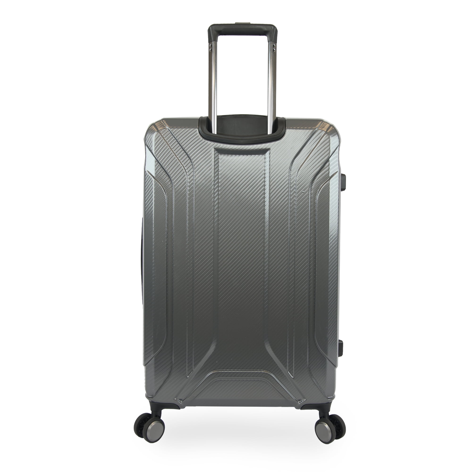 Brookstone Keane 29" Hardside Large Checked Expandable Spinner Luggage for Travel, Charcoal