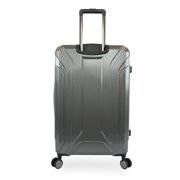 حقيبة سفر Brookstone Keane 29 Hardside Large Checked Expender Spinner للسفر، باللون الفحمي