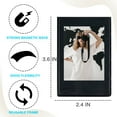 thumbnail image 2 of Caiyoule Mini Magnetic Frame, 30 Pack Magnets for Refrigerator, 2.5 x 3.5 Picture Frames，Black, 2 of 6