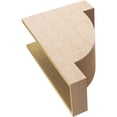 thumbnail image 6 of 9"W x 18"D x 27"H Classic Alpine Rough Cedar Woodgrain TimberThane Corbel, Primed Tan, 6 of 6