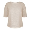 thumbnail image 1 of GEORGE G BLUSA CR MC EYELET CREMA, 1 of 4