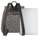 thumbnail image 3 of Balery Ladybugs on Black and White Striped Mochila de Cuero para Mujeres, Gran Capacidad, Bolsa de Viaje Multifuncional, Mochila de Cuero y Bolsa de Hombro para Mujeres, 3 of 4