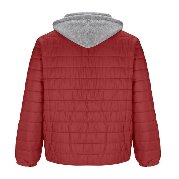 Acheter Veste matelassée matelassée pour homme, manteau chaud d'hiver décontracté avec fermeture éclair, vêtements d'extérieur Acheter Veste matelassée matelassée pour homme, manteau chaud d'hiver décontracté avec fermeture éclair, vêtements d'extérieur